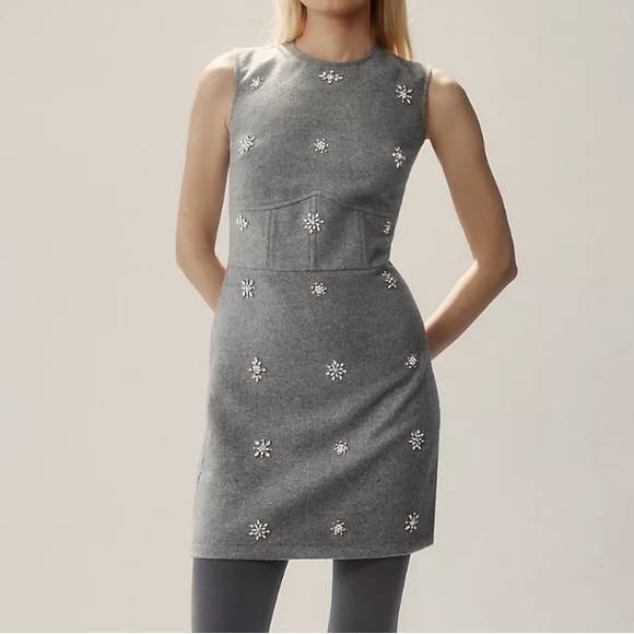 Anthropologie Crystal Mini Shift Dress - Picture 5 of 7